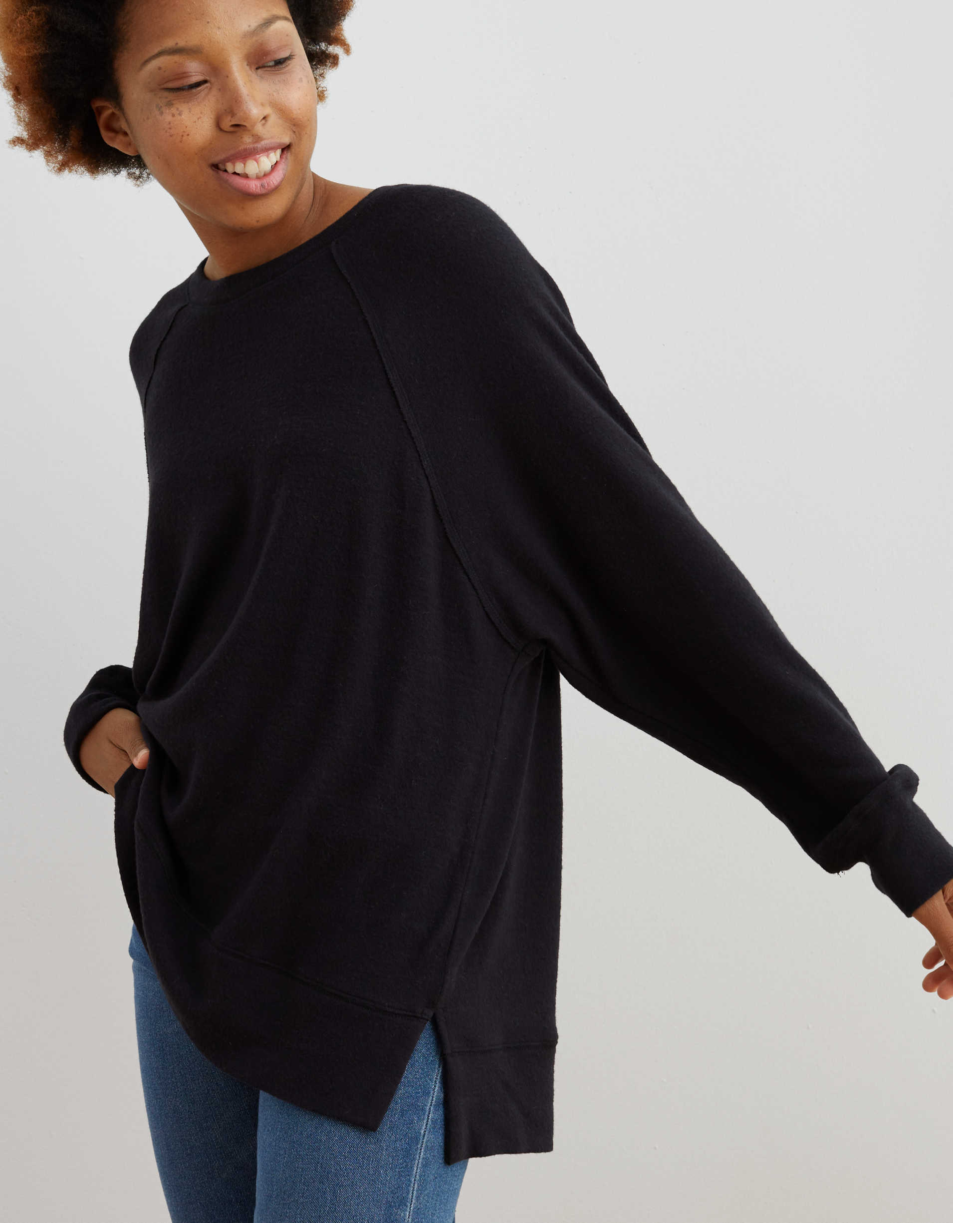Aerie Plush Oversized Sweatshirt