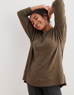 aerie good vibes oversized sweatshirt