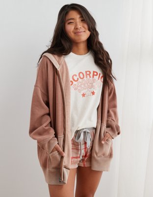 Aerie Full Zip Oversized Hoodie