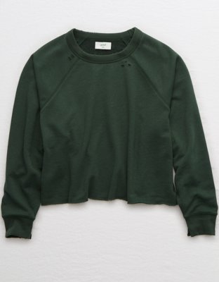 aerie distressed hoodie