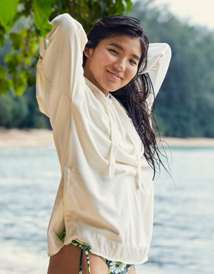 aerie white sweatshirt