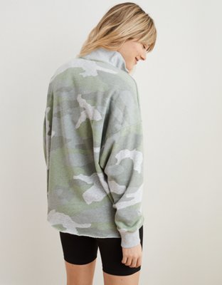 aerie camo sweatshirt