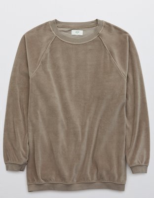 aerie velour sweatshirt