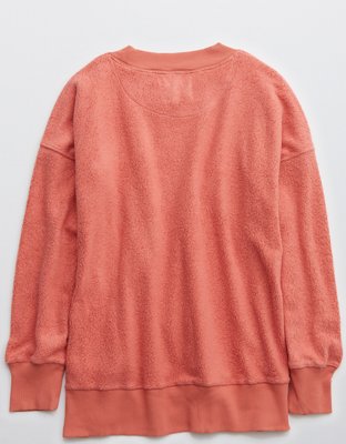 aerie good vibes oversized sweatshirt