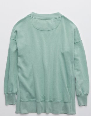 aerie good vibes oversized sweatshirt