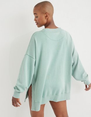 aerie good vibes oversized sweatshirt