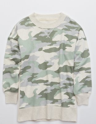 aerie camo sweatshirt