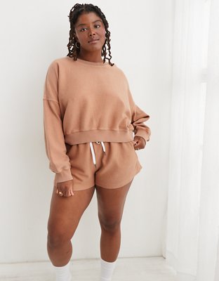 Buy Aerie Lace Up Oversized Sweatshirt online