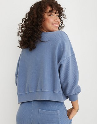 aerie good vibes oversized sweatshirt