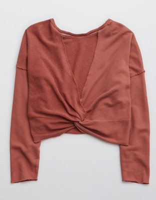Aerie Sweatshirt de fin de semana con espalda bonita