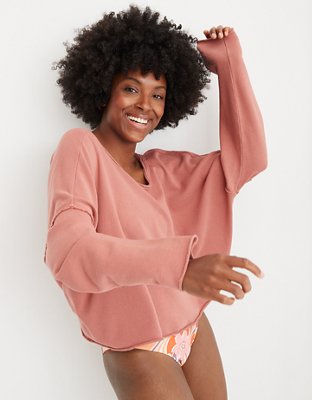 Aerie Weekend Pretty Back Sweatshirt