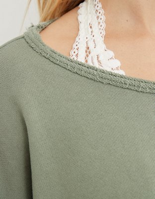 Aerie Weekend Pretty Back Sweatshirt