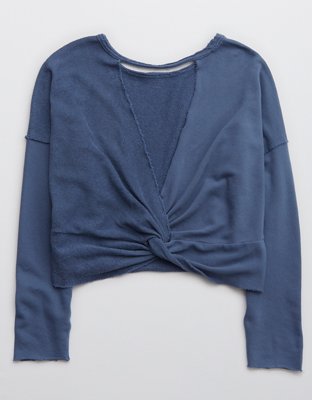 Aerie Weekend Pretty Back Sweatshirt