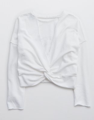 Aerie Sweatshirt de fin de semana con espalda bonita