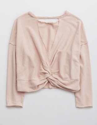 Aerie Sweatshirt de fin de semana con espalda bonita