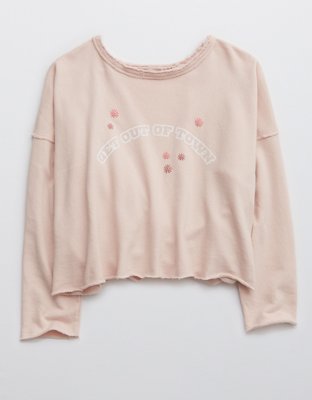Aerie Sweatshirt de fin de semana con espalda bonita