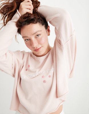 Aerie Sweatshirt de fin de semana con espalda bonita