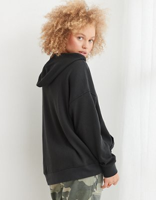Aerie Cozy Waffle Hoodie