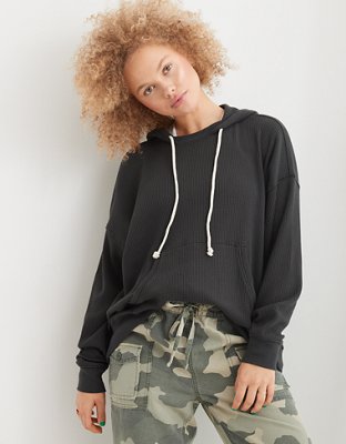 Aerie Cozy Waffle Hoodie