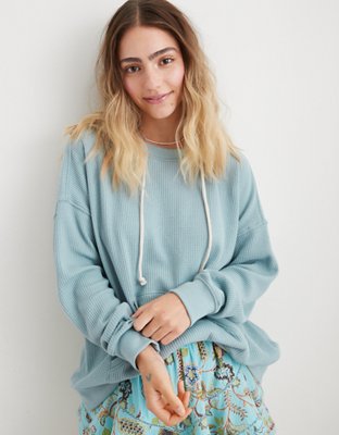 Aerie Cozy Waffle Hoodie