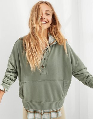 Aerie The Good Times Henley Sweatshirt | forum.iktva.sa