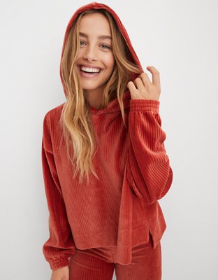 American eagle velour store hoodie