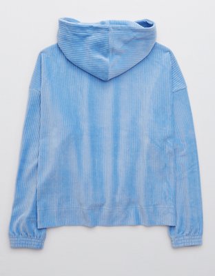 Aerie Groove-On Hoodie de velour
