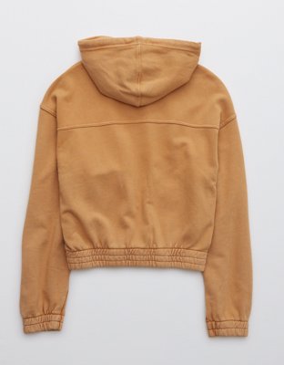 Aerie Cropped Full Zip Hoodie