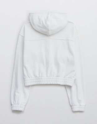 Aerie Cropped Full Zip Hoodie