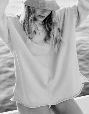 Aerie DownToEarth Oversized Sweatshirt