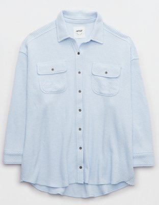 Aerie LumberJane Waffle Shirt