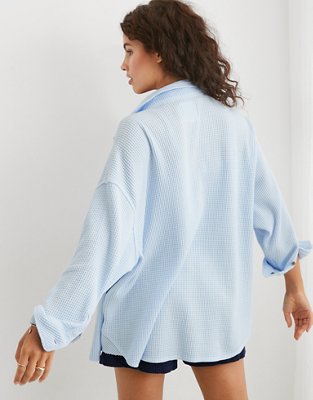 Aerie LumberJane Waffle Shirt