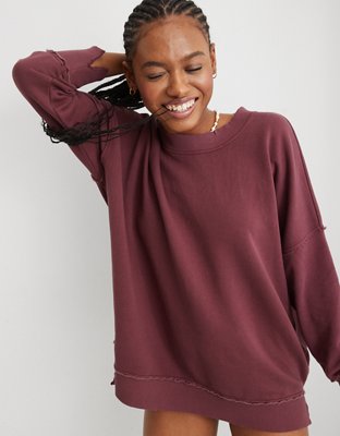 Aerie oversized 2024 crew sweater