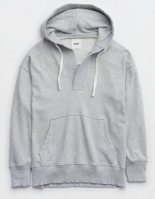 Aerie Down-To-Earth Henley Hoodie
