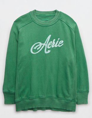 Aerie Down-To-Earth Sweatshirt con cuello redondo