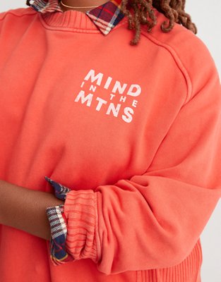 American Eagle Aerie Down-To-Earth Crew Sweatshirt