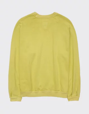 Aerie Pleated Sleeve Crew Sweatshirt