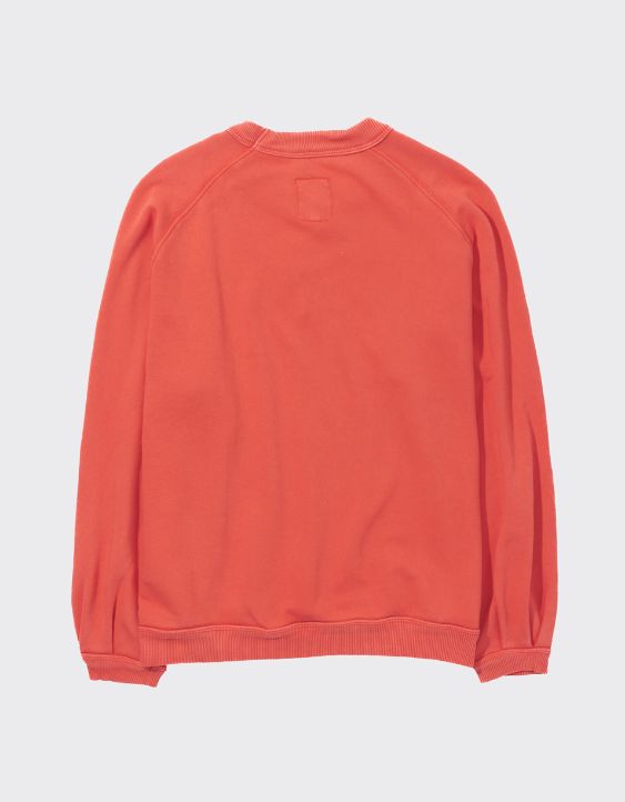 Aerie Sweatshirt con cuello redondo y mangas plisadas