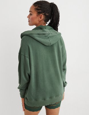 Aerie Down-To-Earth Henley Hoodie