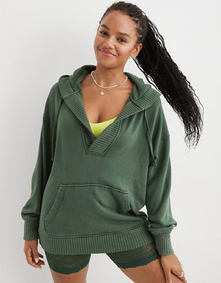 V neck hoodie discount women's