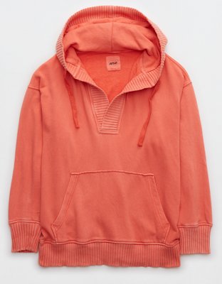 Aerie Down-To-Earth Henley Hoodie