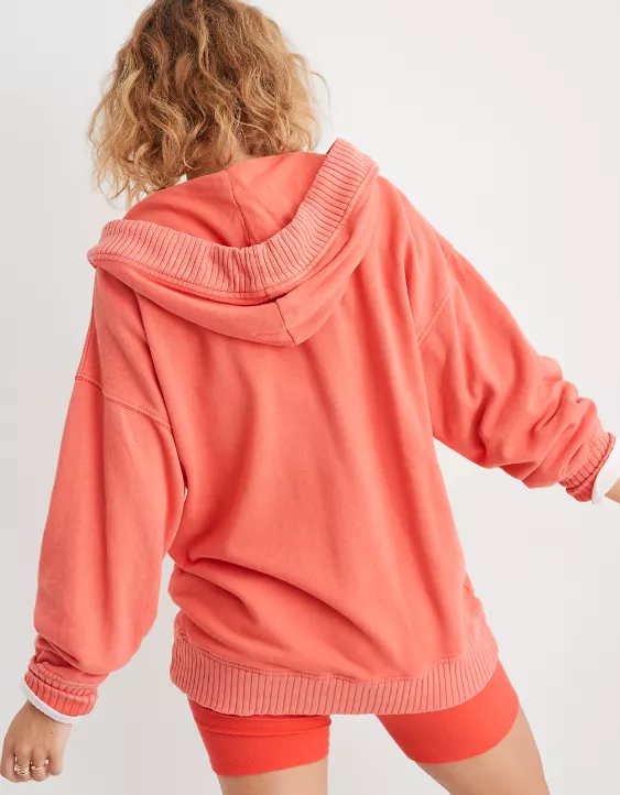 Aerie Down-To-Earth Henley Hoodie
