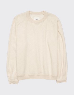 Aerie Pleated Sleeve Crew Sweatshirt