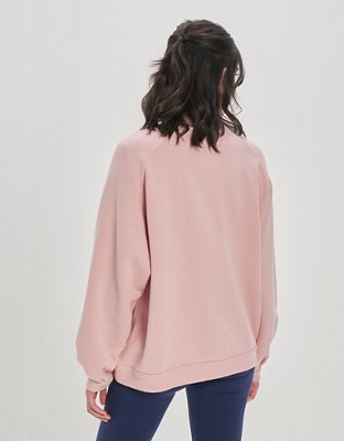 Aerie Pleated Sleeve Crew Sweatshirt