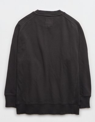 Aerie Down-To-Earth Sweatshirt con cuello redondo