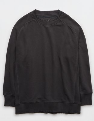 Aerie Down-To-Earth Sweatshirt con cuello redondo