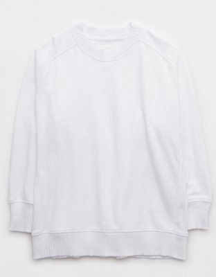 Aerie Down-To-Earth Sweatshirt con cuello redondo