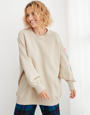 Aerie Down-To-Earth Crew Sweatshirt