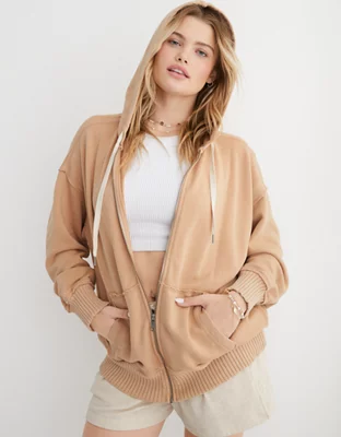 Aerie Down-to-Earth Full Zip Hoodie