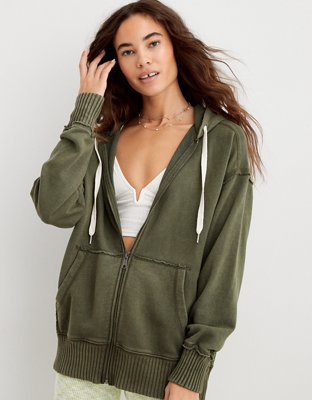 Aerie Down-to-Earth Full Zip Hoodie
